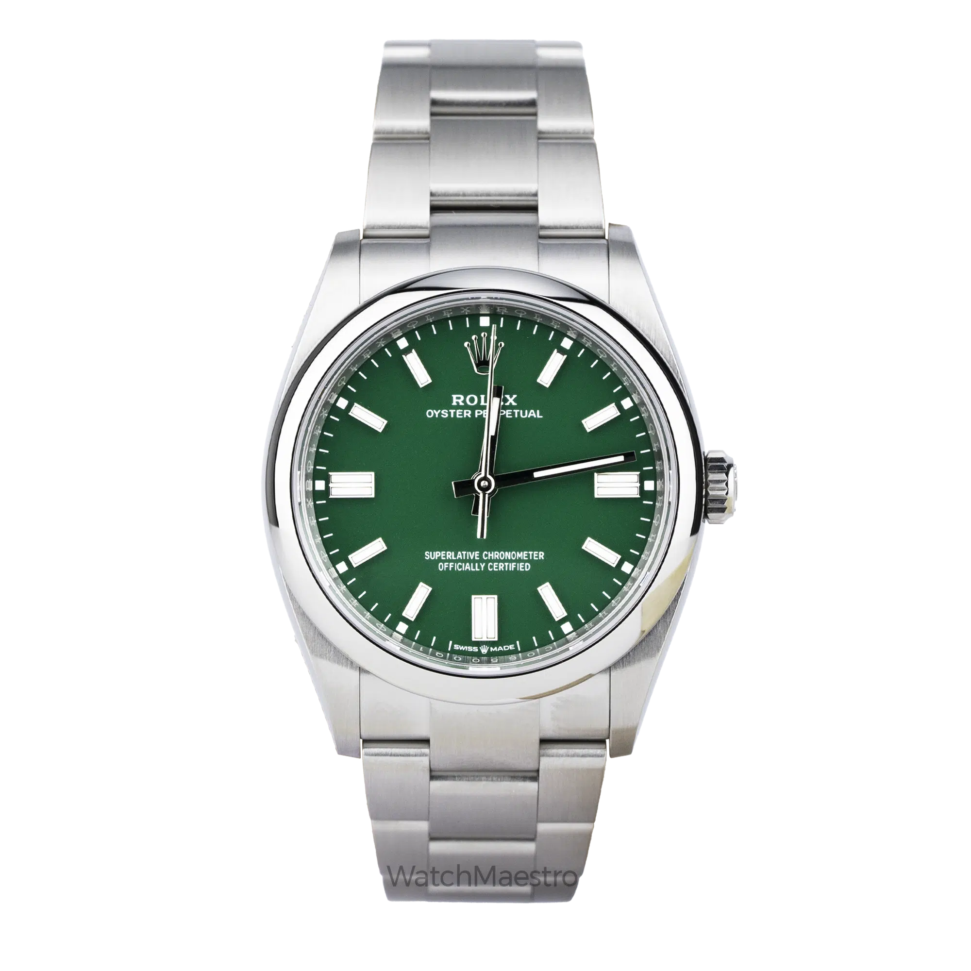 Rolex Oyster Perpetual 36mm Green Dial (1)