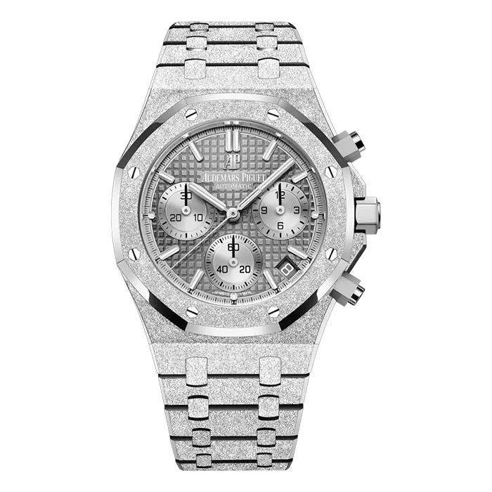 AP Royal Oak Chronograph White Gold Frosted Product