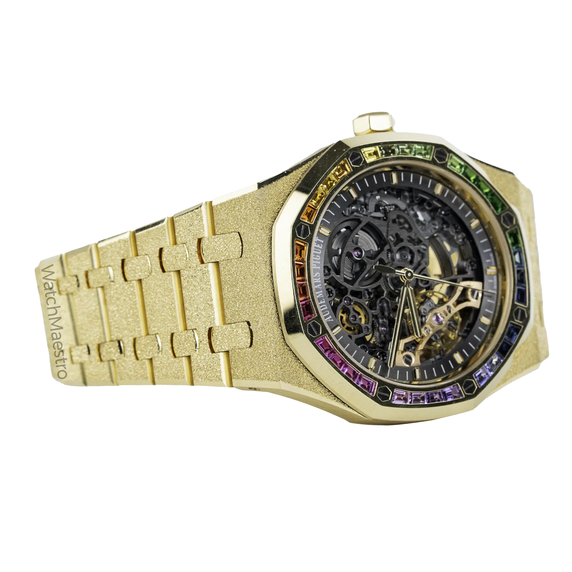 AP Royal Oak Frosted Gold Openworked Rainbow 2