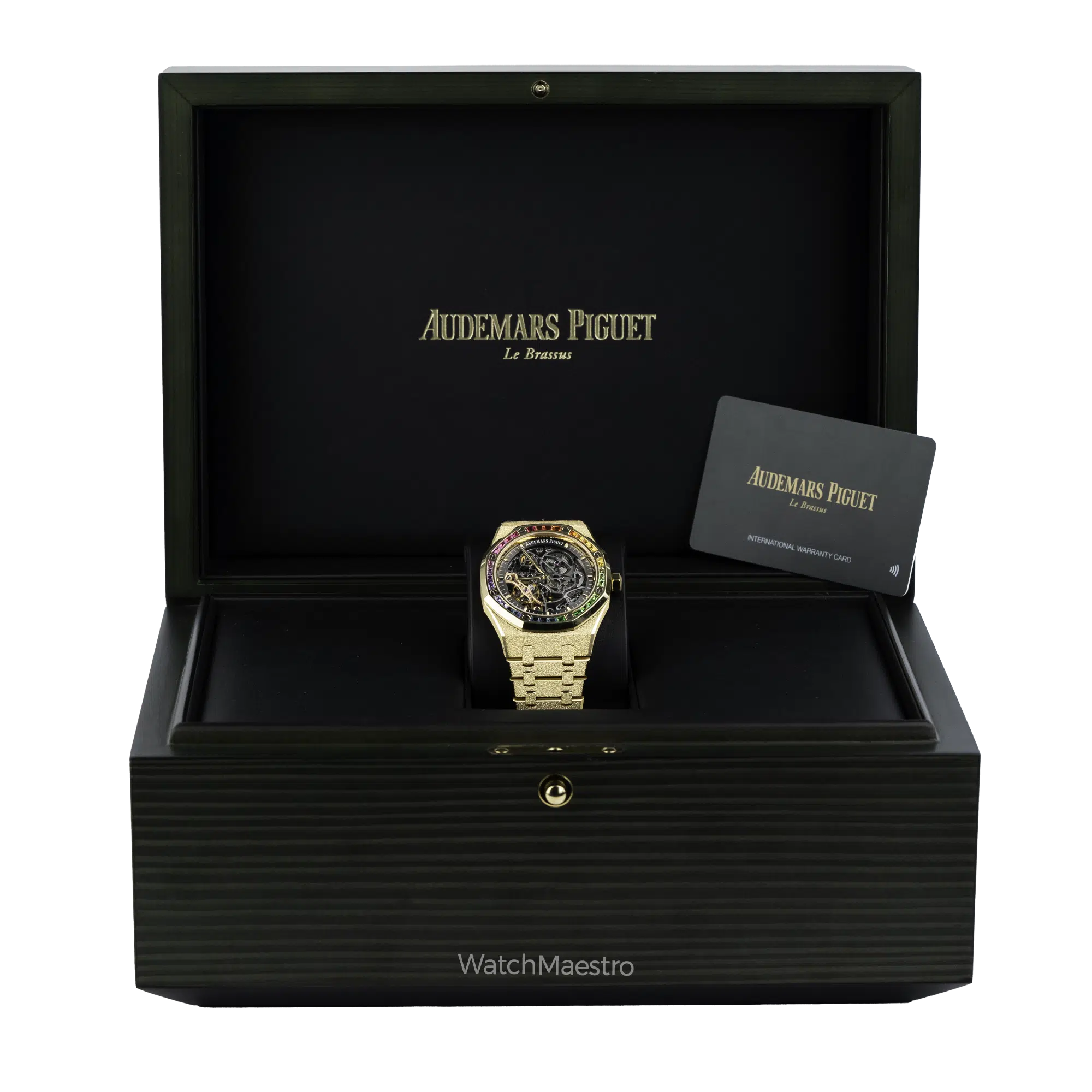 AP Royal Oak Frosted Gold Openworked Rainbow 8