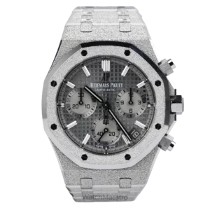 AP Royal Oak White Gold Chronograph Frosted (1)