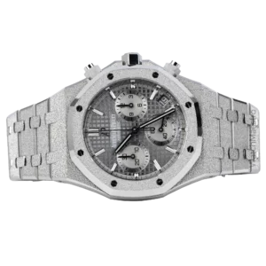 AP Royal Oak White Gold Chronograph Frosted (2)