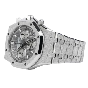 AP Royal Oak White Gold Chronograph Frosted (3)