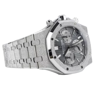 AP Royal Oak White Gold Chronograph Frosted (4)