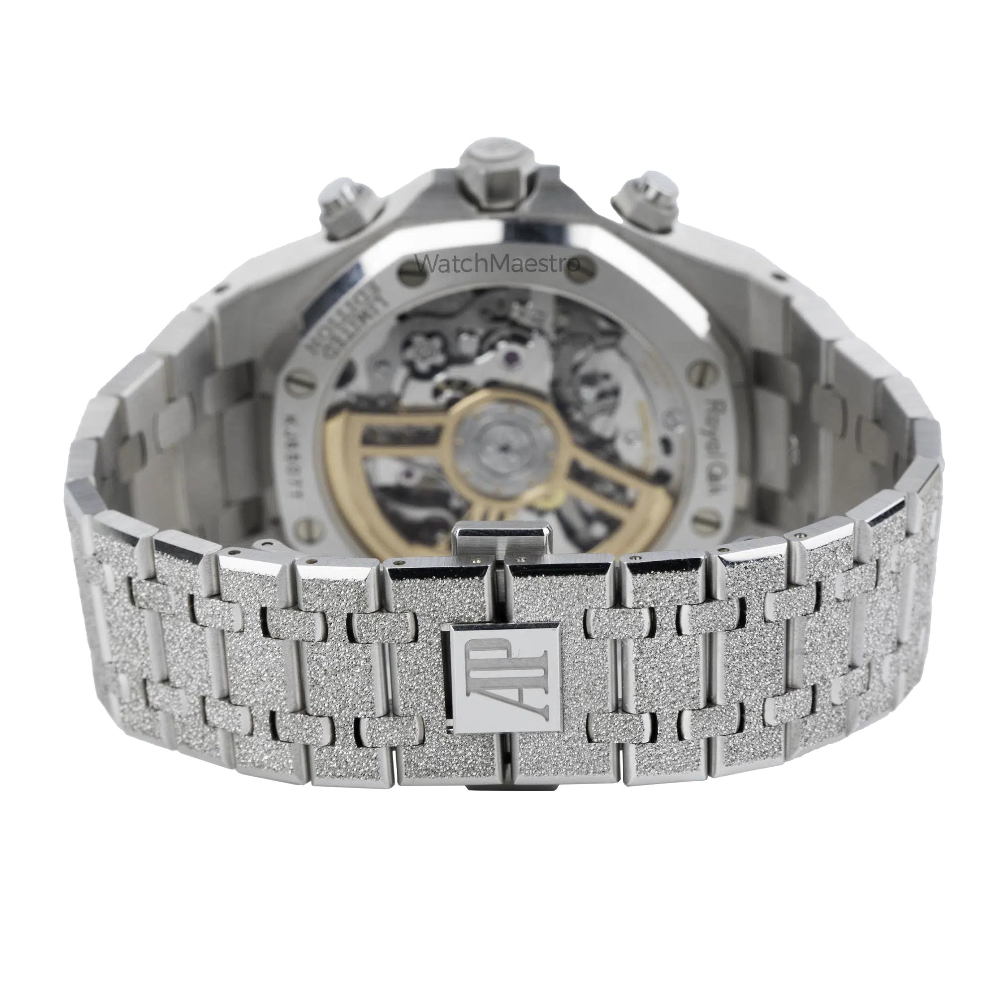 AP Royal Oak White Gold Chronograph Frosted (5)