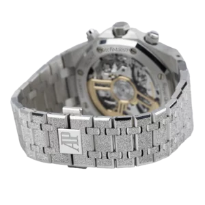 AP Royal Oak White Gold Chronograph Frosted (6)