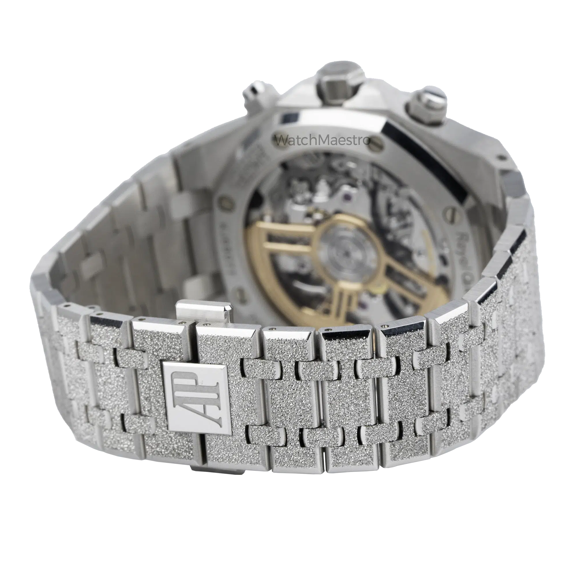 AP Royal Oak White Gold Chronograph Frosted (6)