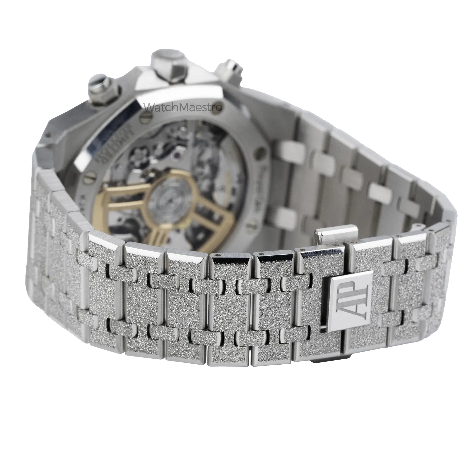 AP Royal Oak White Gold Chronograph Frosted (7)