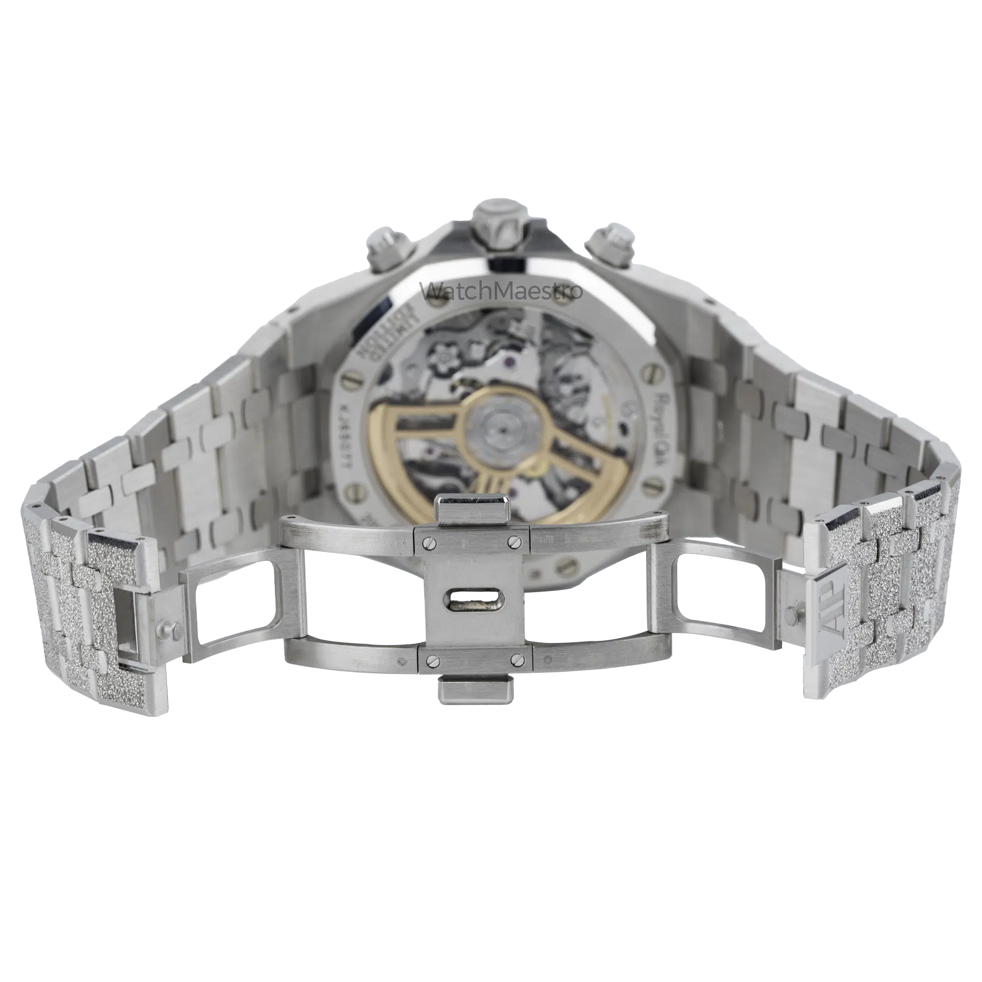 AP Royal Oak White Gold Chronograph Frosted (8)