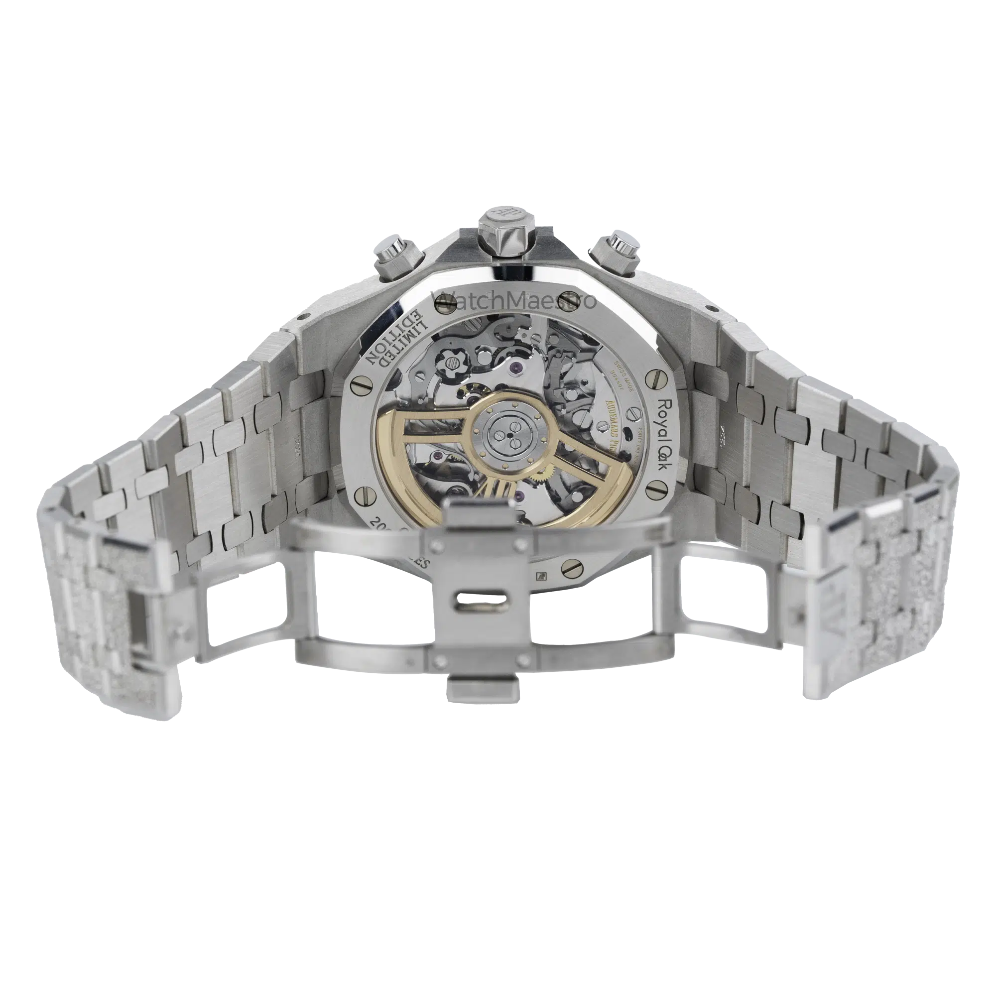 AP Royal Oak White Gold Chronograph Frosted (9)