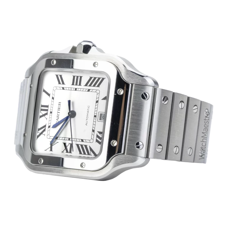 Cartier Santos White Roman (3)
