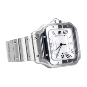 Cartier Santos White Roman (4)