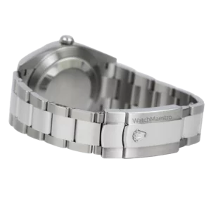 Rolex Datejust 41 Smooth Green Motif Oyster (7)