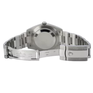 Rolex Datejust 41 Smooth Green Motif Oyster (9)