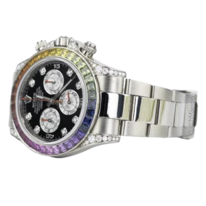 Rolex Rainbow Daytona White Gold 1