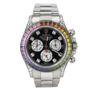 Rolex Rainbow Daytona White Gold 7