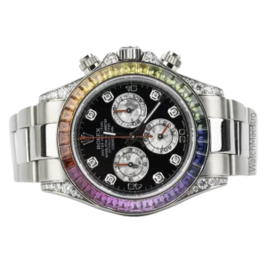 Rolex Rainbow Daytona White Gold 8