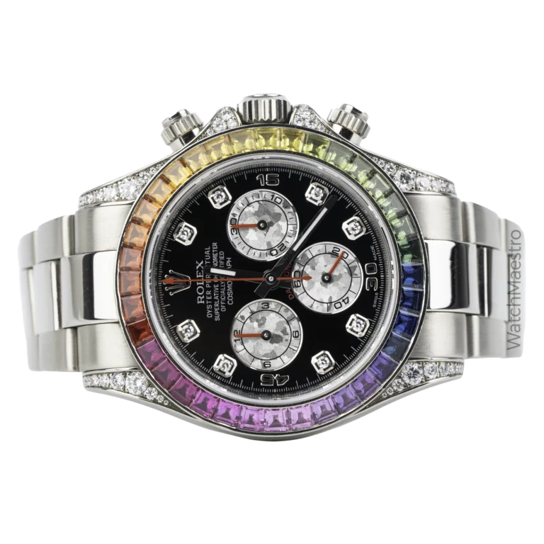 Rolex Rainbow Daytona White Gold 8