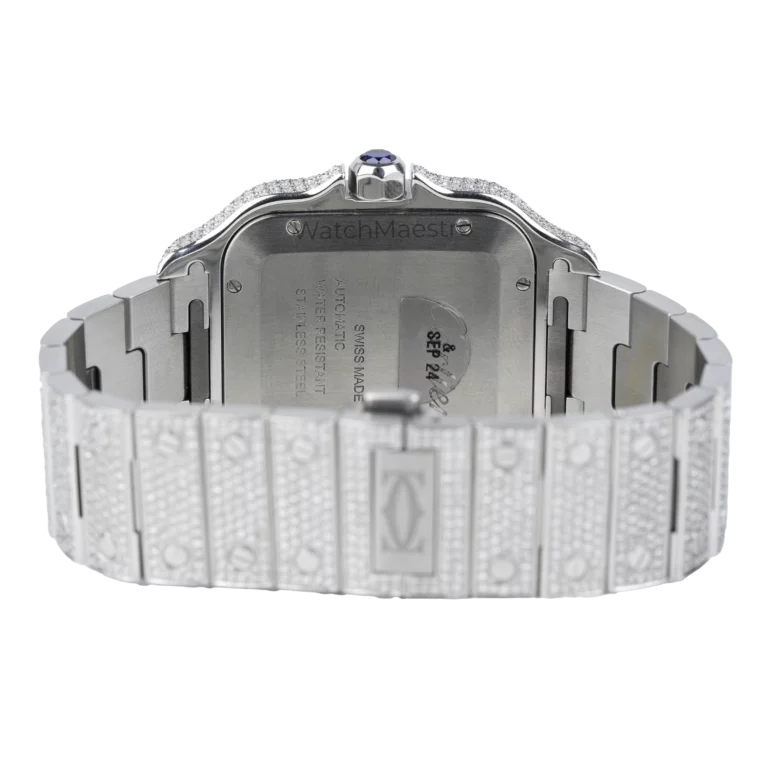 Cartier Santos Diamonds White Roman 5