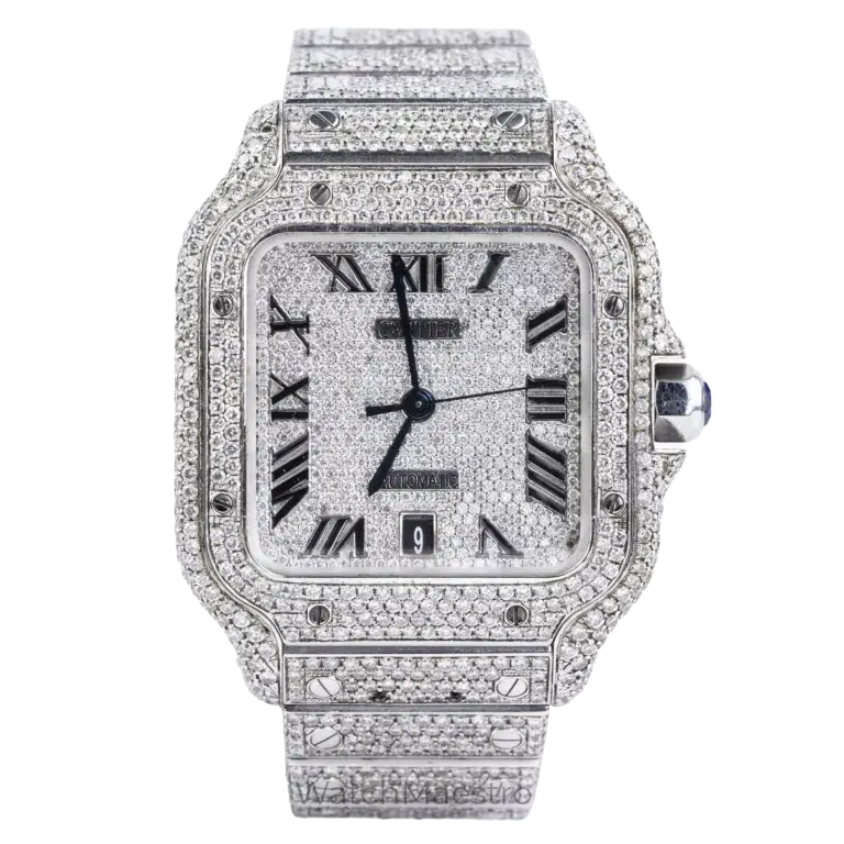 Iced Out Cartier Santos 1