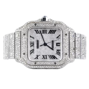 Iced Out Cartier Santos 2