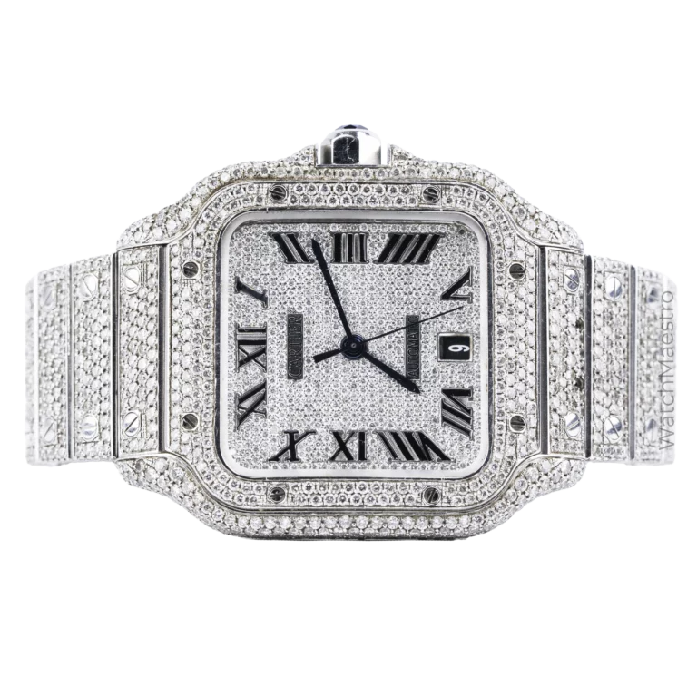 Iced Out Cartier Santos 2