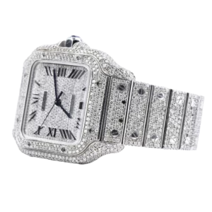 Iced Out Cartier Santos 3