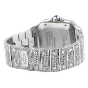 Iced Out Cartier Santos 4