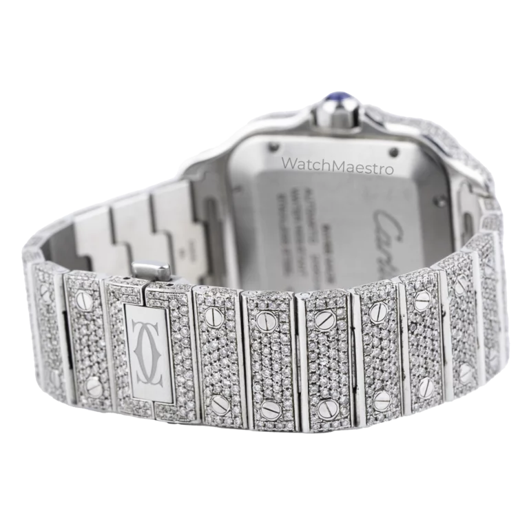 Iced Out Cartier Santos 4