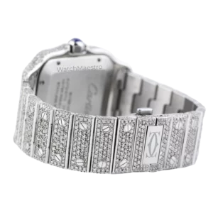 Iced Out Cartier Santos 5