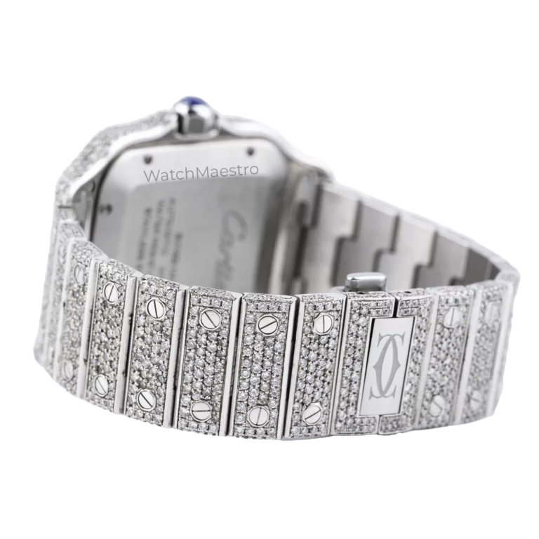 Iced Out Cartier Santos 5