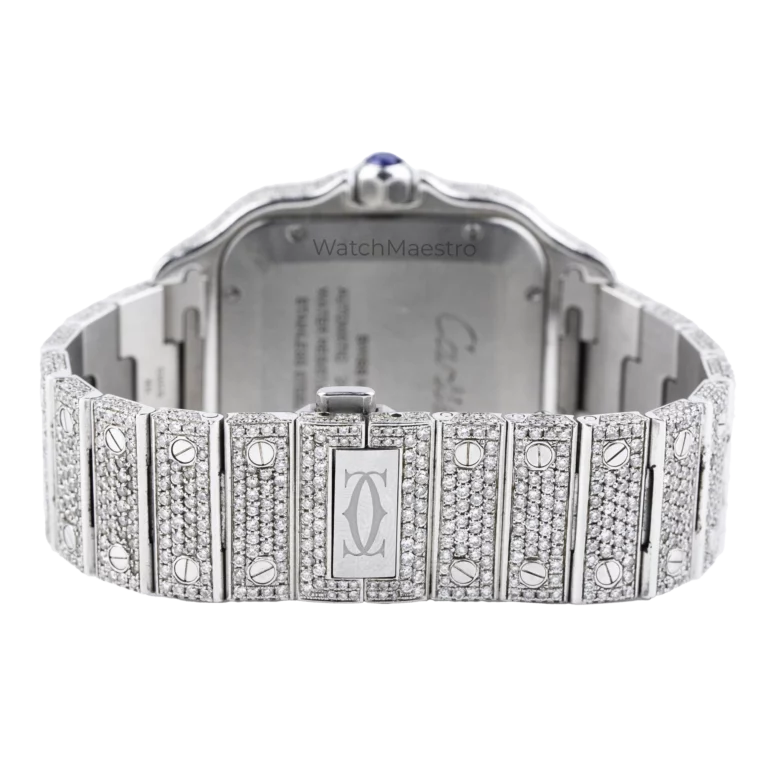 Iced Out Cartier Santos 8