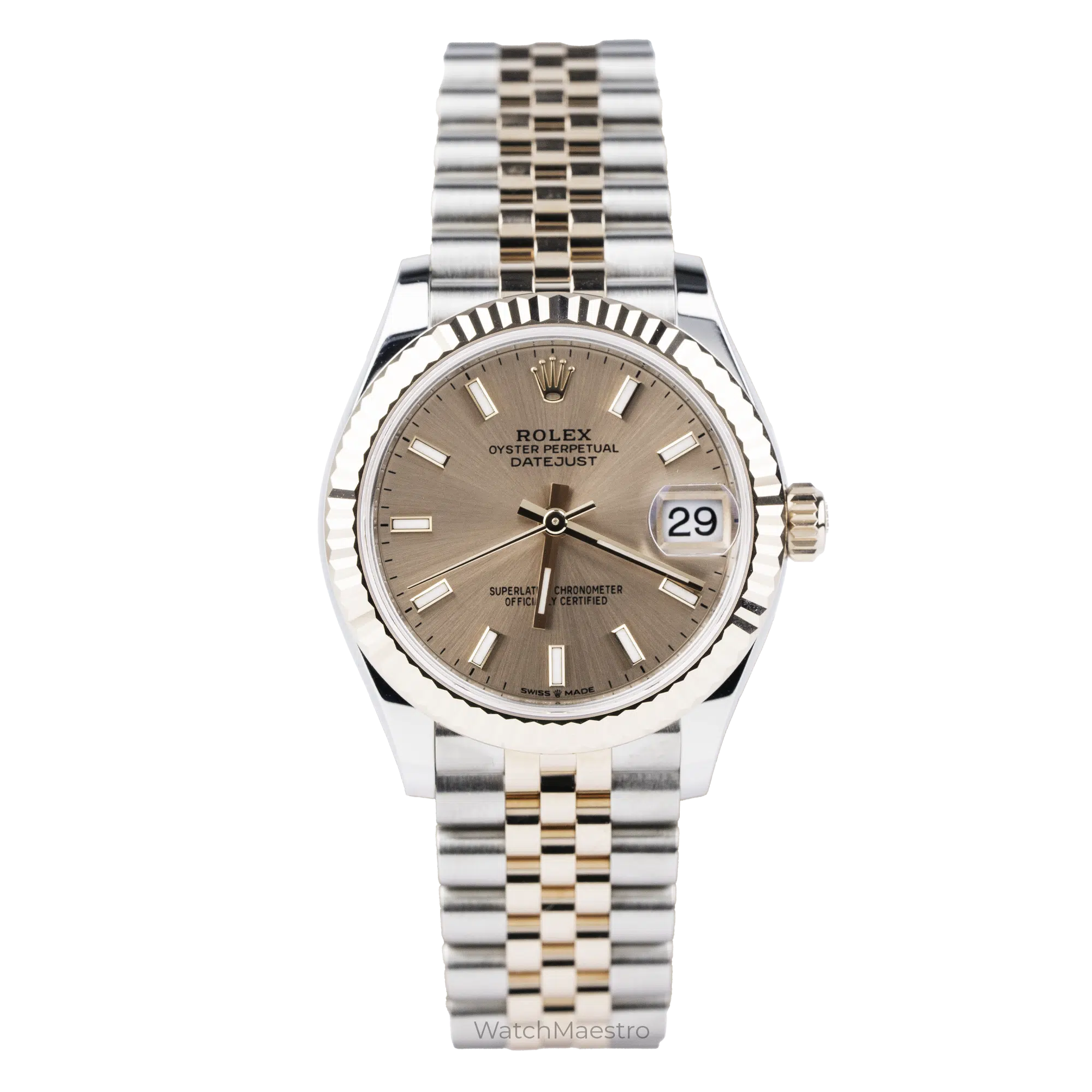 Rolex Datejust 31 Rose Dial Two Tone 1