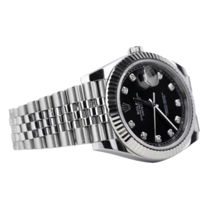 Rolex Datejust 41 Black Diamond Fluted Jubilee 1