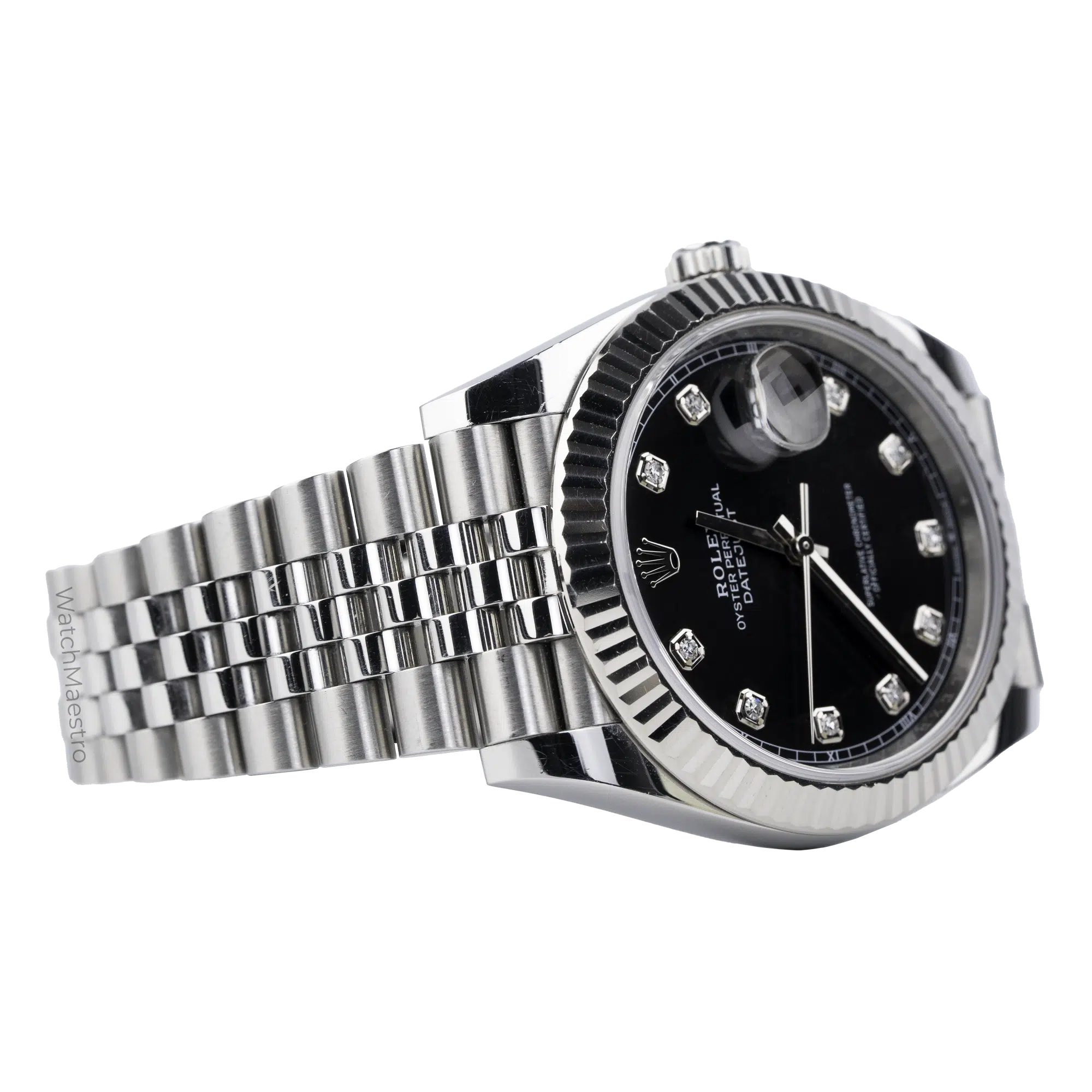 Rolex Datejust 41 Black Diamond Fluted Jubilee 1