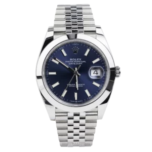Rolex Datejust 41 Blue Dial Smooth bezel 1