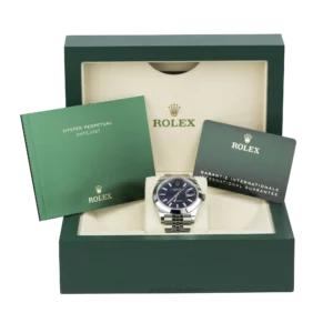 Rolex Datejust 41 Blue Dial Smooth bezel 10