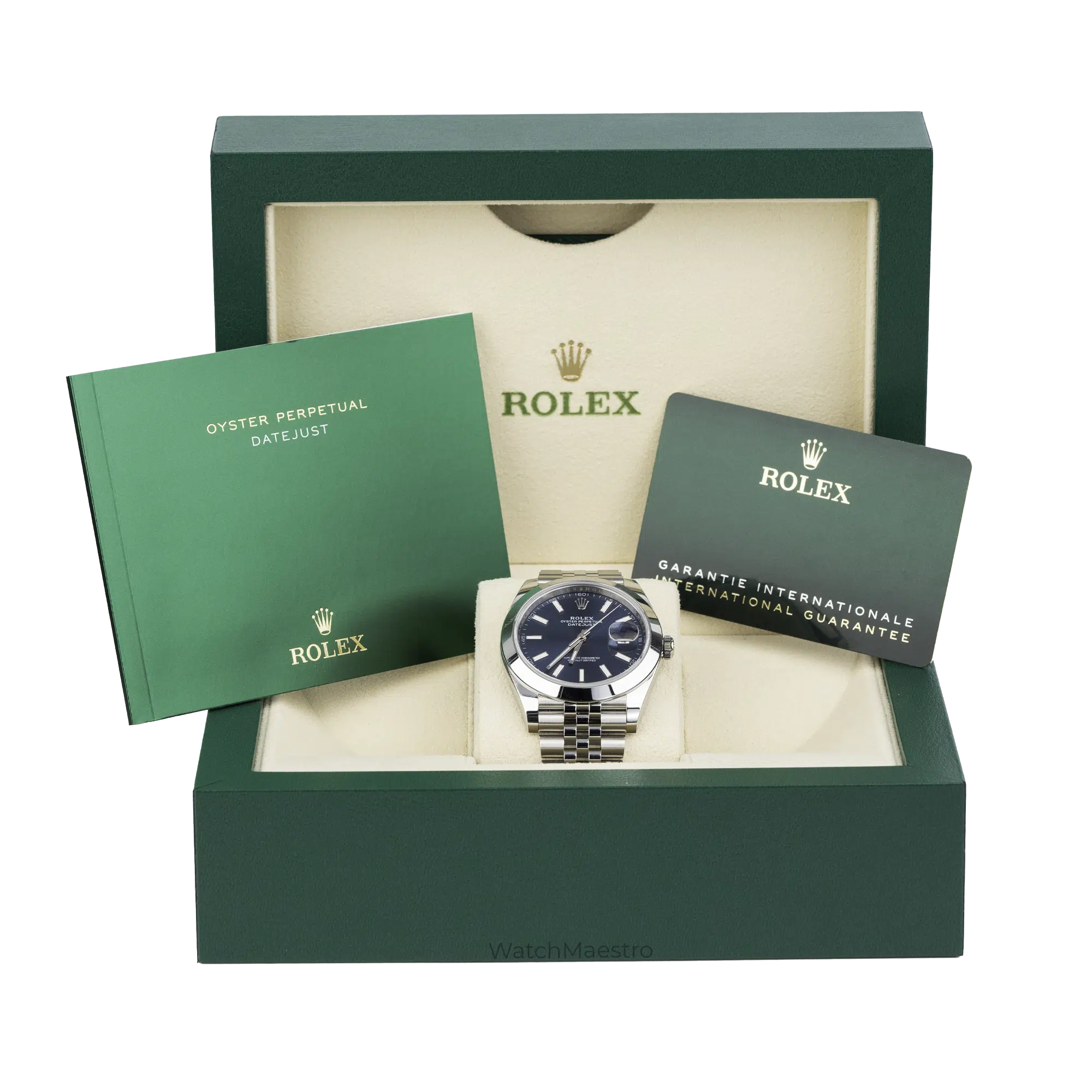 Rolex Datejust 41 Blue Dial Smooth bezel 10