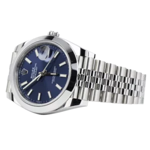 Rolex Datejust 41 Blue Dial Smooth bezel 3