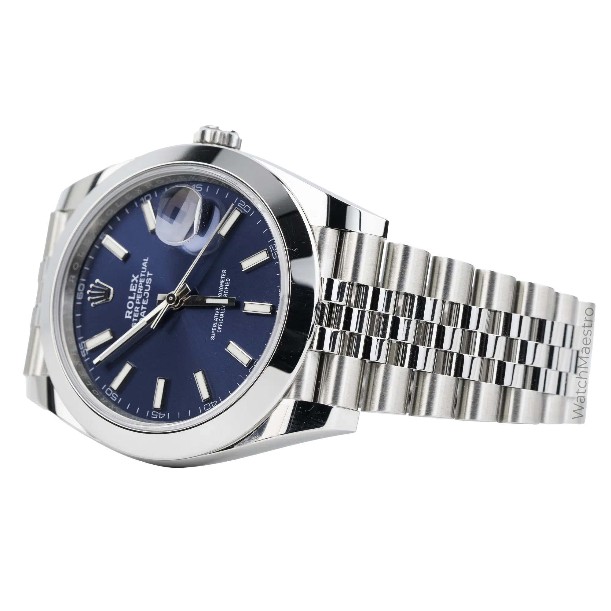 Rolex Datejust 41 Blue Dial Smooth bezel 3