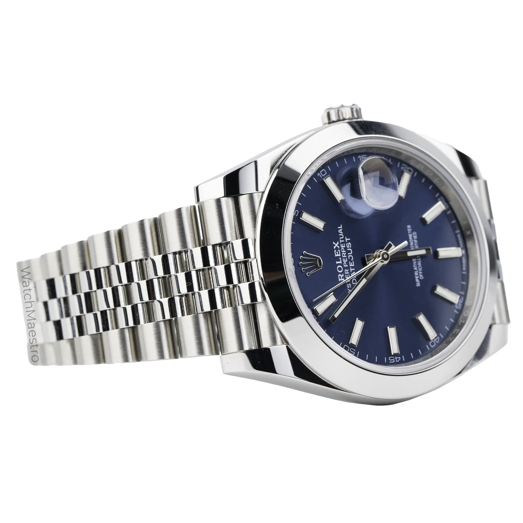 Rolex Datejust 41 Blue Dial Smooth bezel 4