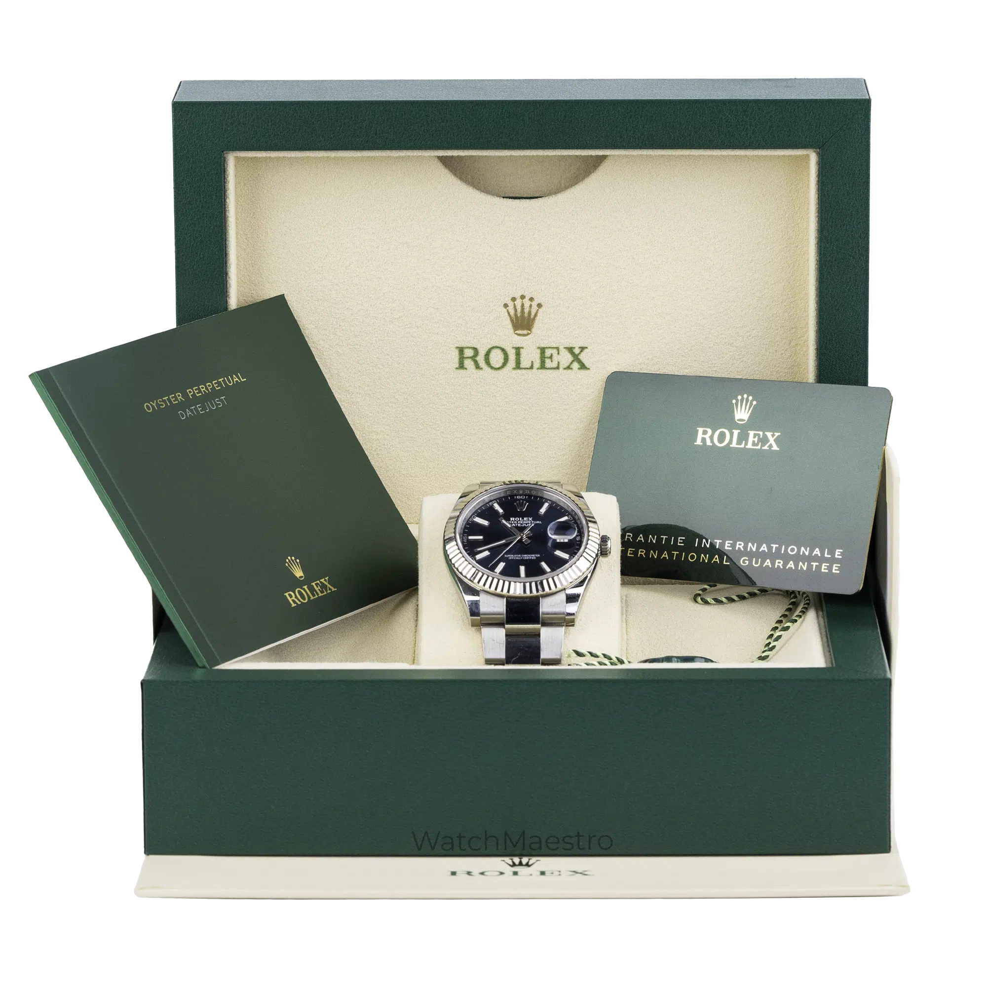 Rolex Datejust 41 Blue Oyster Fluted Used 10