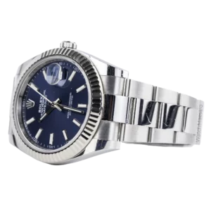 Rolex Datejust 41 Blue Oyster Fluted Used 6
