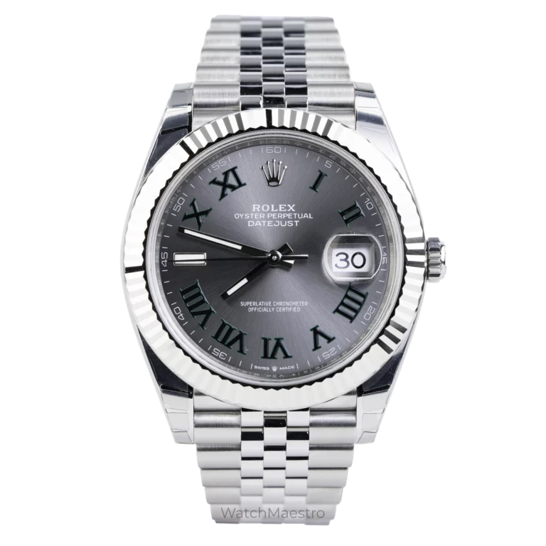 Rolex Datejust 41 Wimbledon Jubilee Fluted 9
