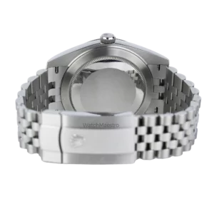 Rolex Datejust Blue Jubilee Fluted Used 2022 (6)