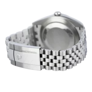 Rolex Datejust Blue Jubilee Fluted Used 2022 (7)