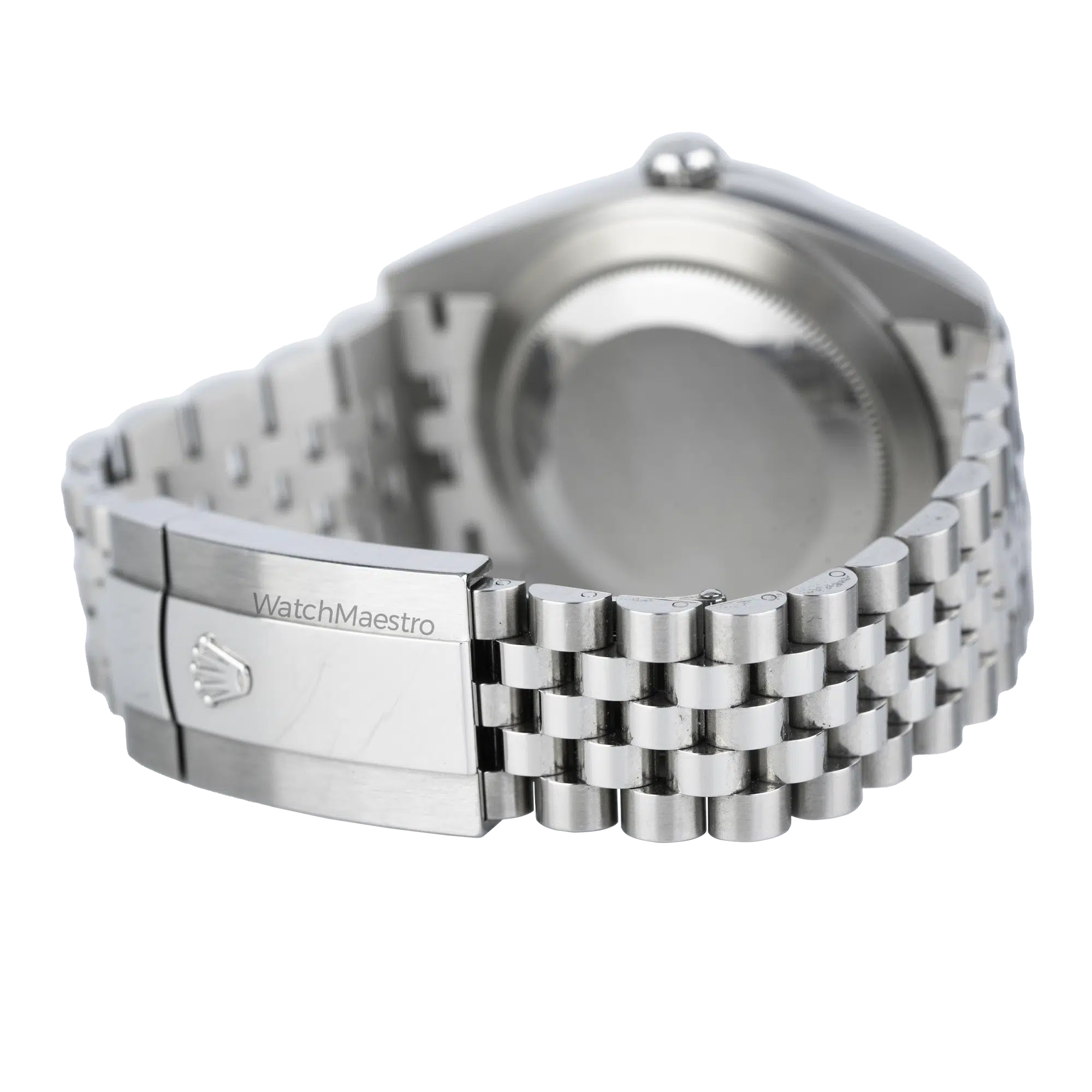 Rolex Datejust Blue Jubilee Fluted Used 2022 (7)