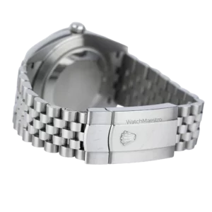 Rolex Datejust Blue Jubilee Fluted Used 2022 (8)