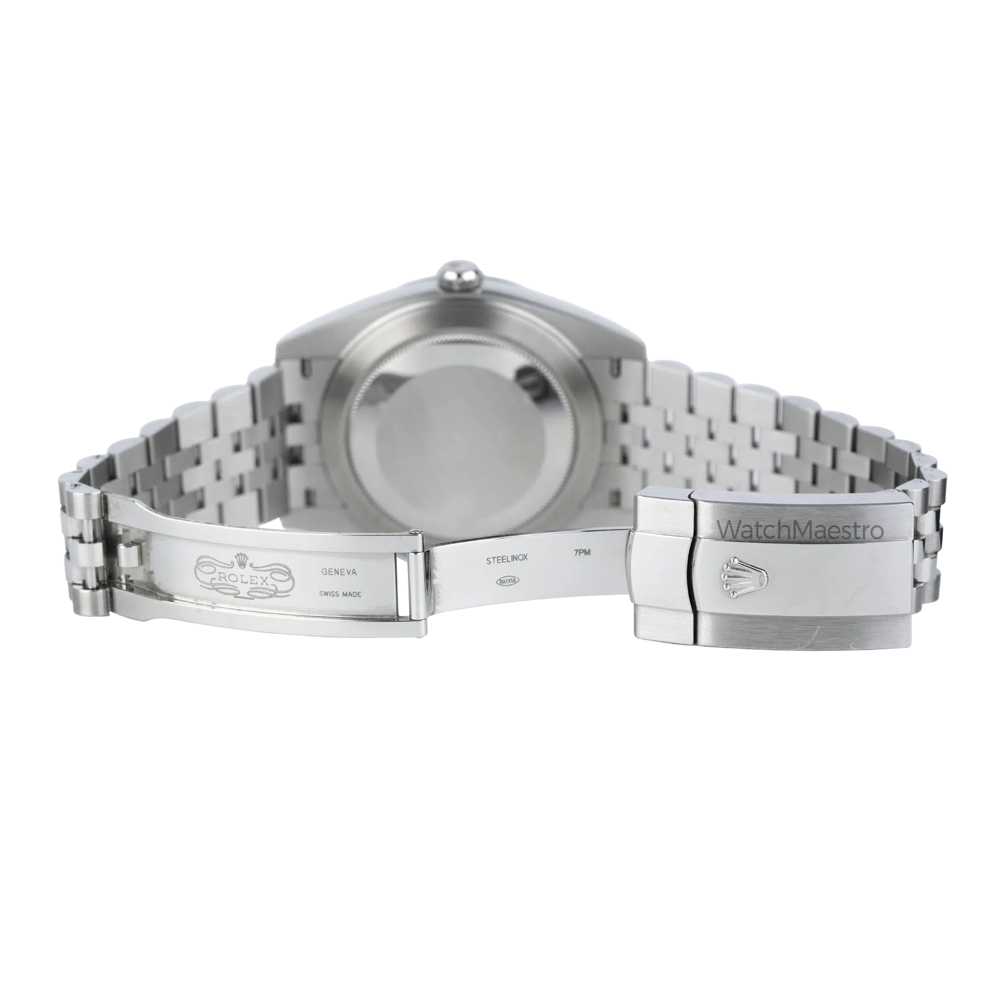 Rolex Datejust Blue Jubilee Fluted Used 2022 (9)