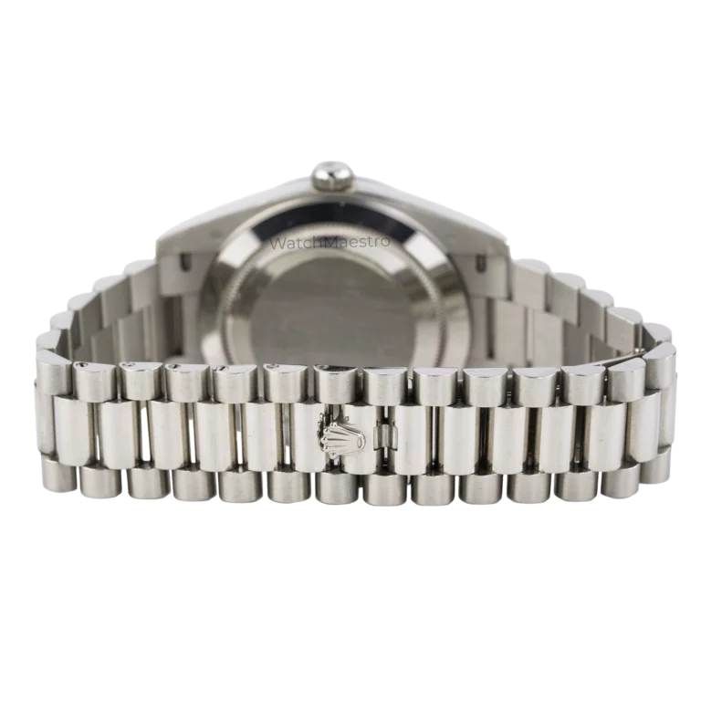 Rolex Day Date Olive Green White Gold 8